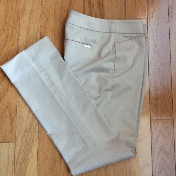 White House Black Market Pants - WHBM Khaki Boot Cut Pants